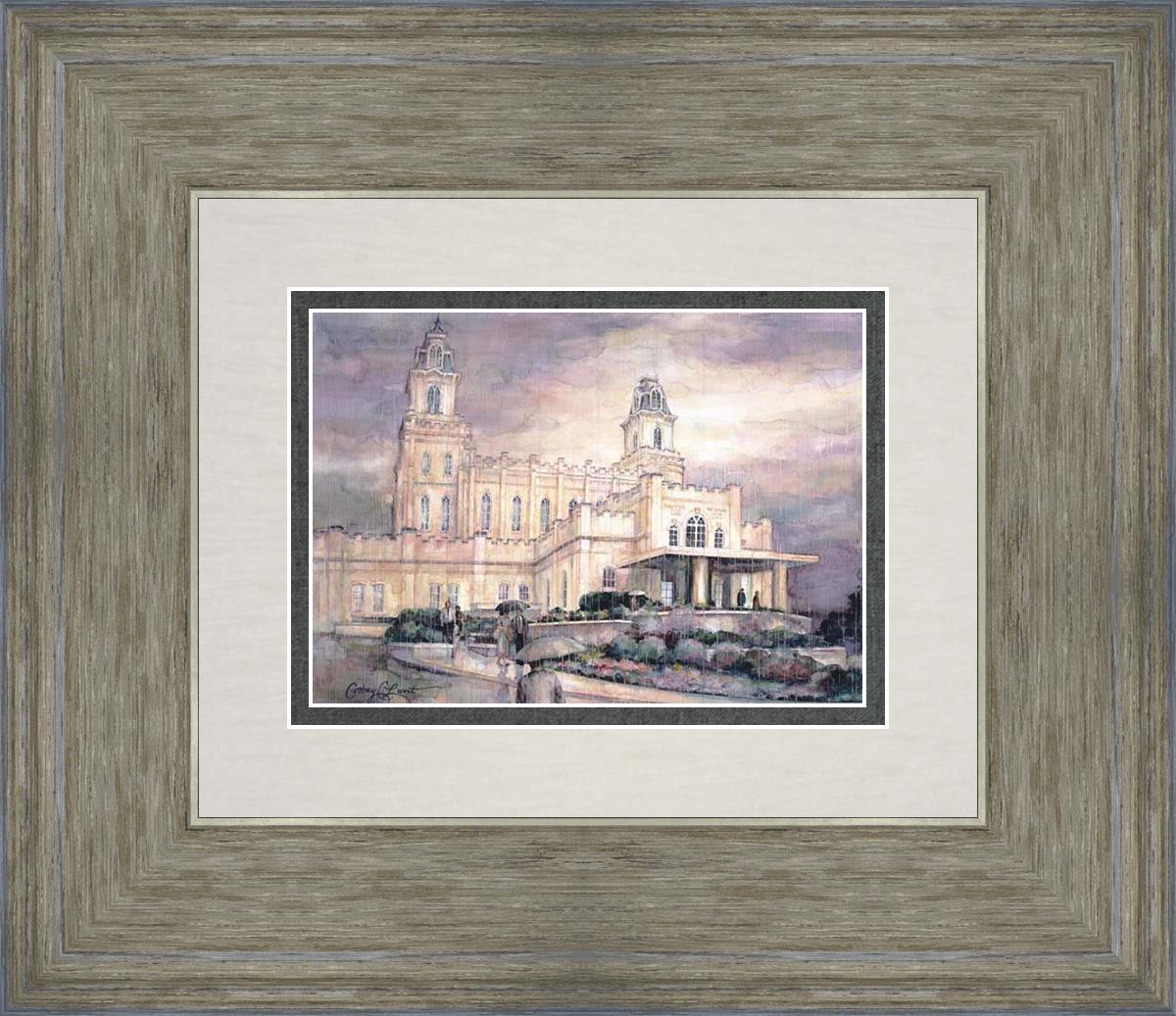 Refuge From The Storm - Manti Temple