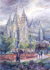 Refuge From The Storm - Salt Lake Temple