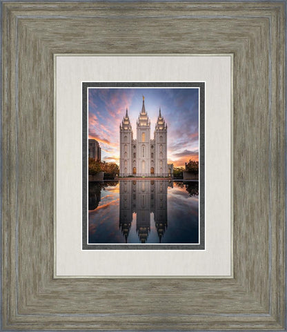 Salt Lake Reflection Of Eternity