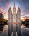 Salt Lake Reflection Of Eternity