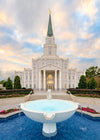 Houston Fountain Sunset