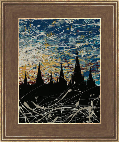 Salt Lake Temple Against a Darkening World