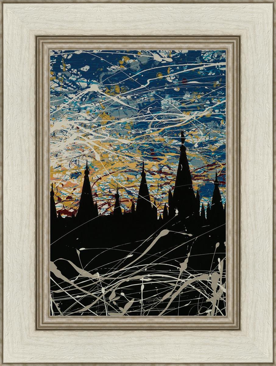 Salt Lake Temple Against a Darkening World