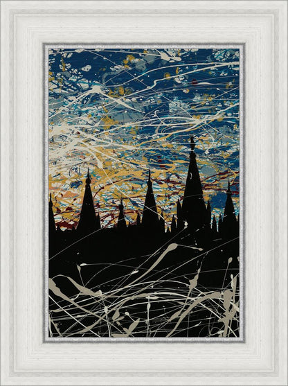 Salt Lake Temple Against a Darkening World