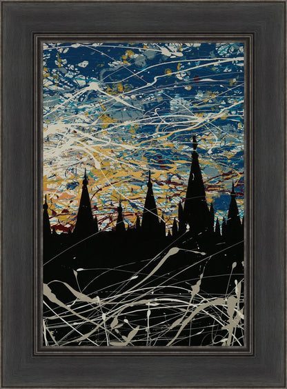 Salt Lake Temple Against a Darkening World