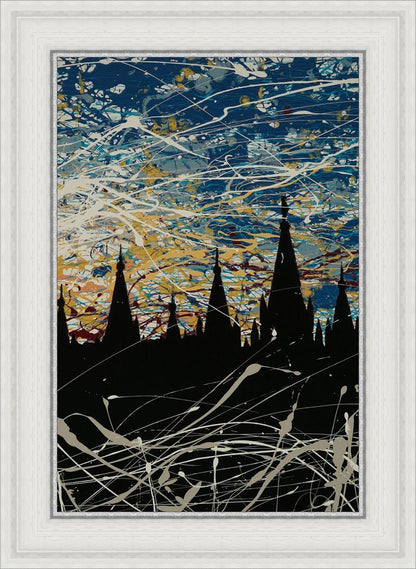 Salt Lake Temple Against a Darkening World