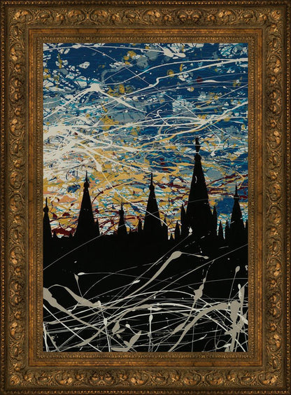 Salt Lake Temple Against a Darkening World