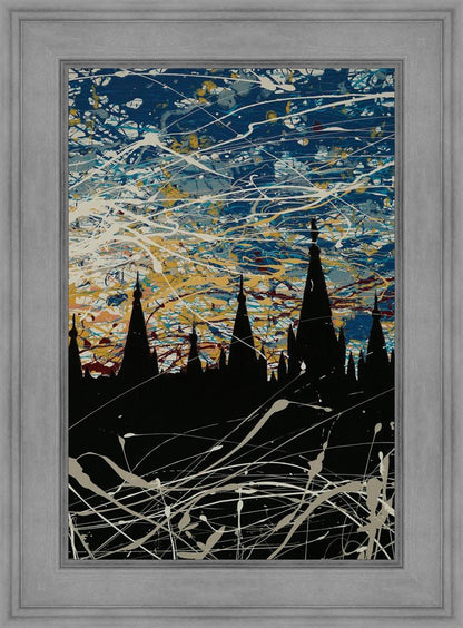 Salt Lake Temple Against a Darkening World