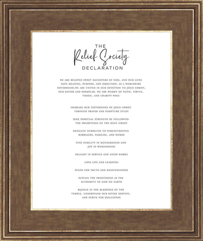 The Relief Society Declaration