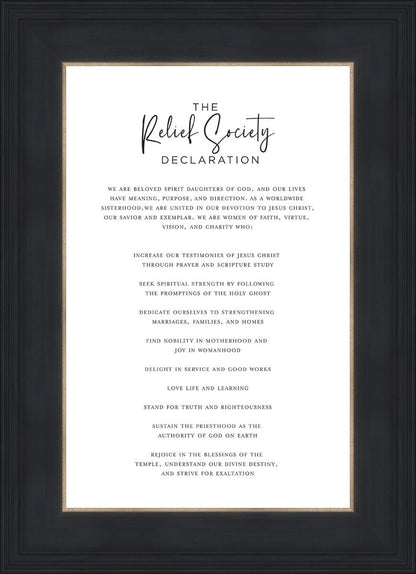 The Relief Society Declaration