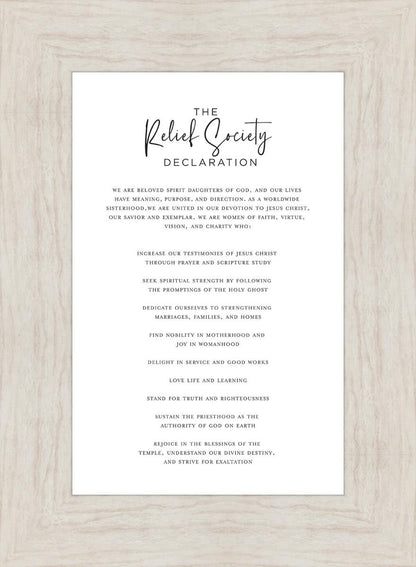 The Relief Society Declaration