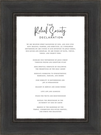 The Relief Society Declaration