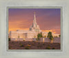 Phoenix Temple Sunset