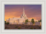 Phoenix Temple Sunset