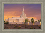 Phoenix Temple Sunset