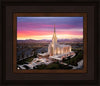 Oquirrh Mountain Pink Sunset Aerial