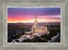 Oquirrh Mountain Pink Sunset Aerial