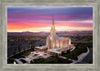 Oquirrh Mountain Pink Sunset Aerial