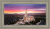 Oquirrh Mountain Pink Sunset Aerial