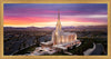 Oquirrh Mountain Pink Sunset Aerial