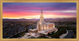 Oquirrh Mountain Pink Sunset Aerial