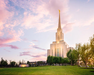 Oquirrh Mountain Pastel Sunset