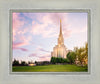 Oquirrh Mountain Pastel Sunset