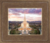 Oquirrh Mountain Aerial Sunset