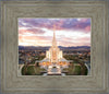 Oquirrh Mountain Aerial Sunset