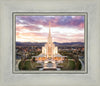 Oquirrh Mountain Aerial Sunset