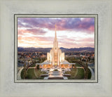 Oquirrh Mountain Aerial Sunset