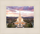 Oquirrh Mountain Aerial Sunset