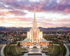 Oquirrh Mountain Aerial Sunset