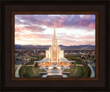 Oquirrh Mountain Aerial Sunset