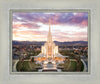 Oquirrh Mountain Aerial Sunset