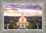 Oquirrh Mountain Aerial Sunset