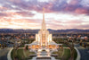 Oquirrh Mountain Aerial Sunset