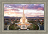 Oquirrh Mountain Aerial Sunset