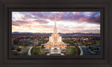 Oquirrh Mountain Aerial Sunset