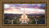 Oquirrh Mountain Aerial Sunset