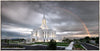 Orem Rainbow Sunrise Large Wall Art