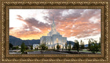 Orem Utah Fiery Sky Sunrise