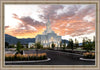 Orem Utah Fiery Sky Sunrise Large Wall Art