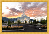 Orem Utah Fiery Sky Sunrise Large Wall Art