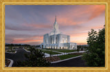 Orem Utah Pink Sunset Large Wall Art