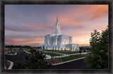 Orem Utah Pink Sunset Large Wall Art