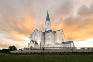 Taylorsville Utah Golden Sunset Large Wall Art