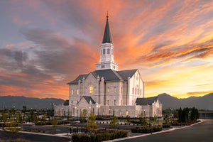 Taylorsville Utah Glory Sunrise Large Wall Art