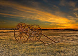 Handcart at Sunset