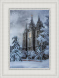 Salt Lake Temple Snow